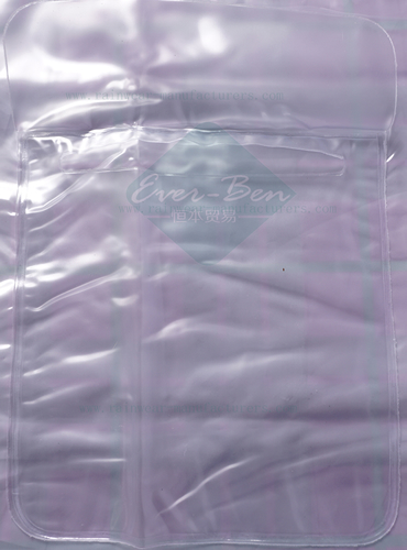 Transparent PVC clear plastic mac pocket2